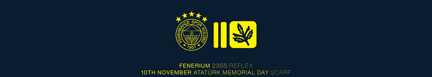 Fenerbahçe scarf scarf design Mustafa Kemal Atatürk Fenerium