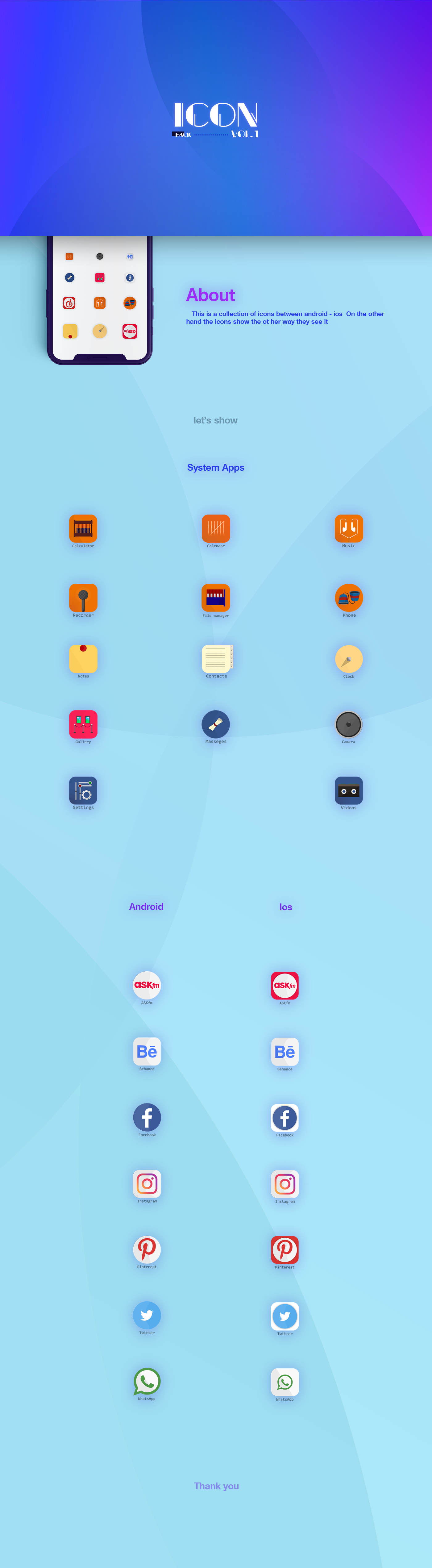 UI ux UI/UX Icon Pack vol.1 branding  logo color apps