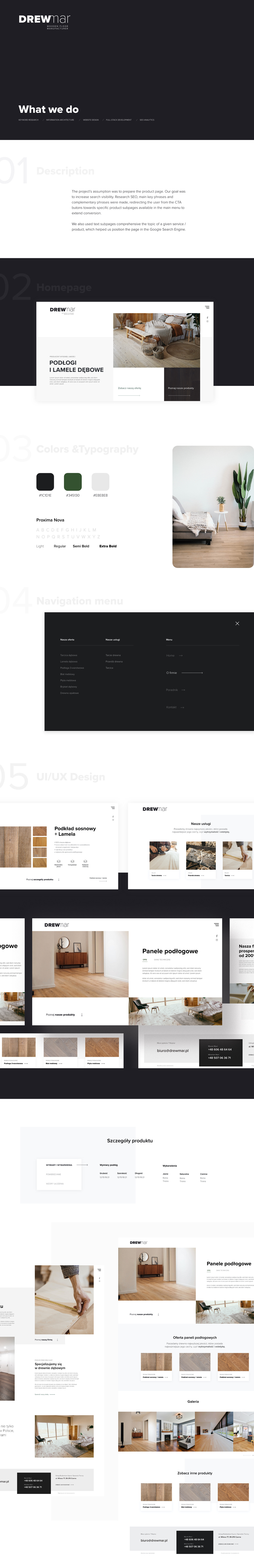 designinspiration FLOOR typography   UI uidesign ux Webdesign Website wood www
