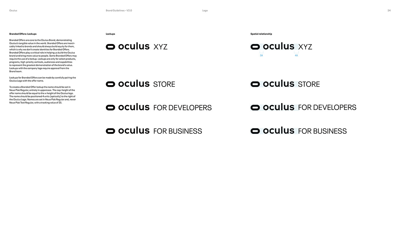 brand identity brand guidelines Logo Design visual identity branding  Brand Design identity Oculus 3D design
