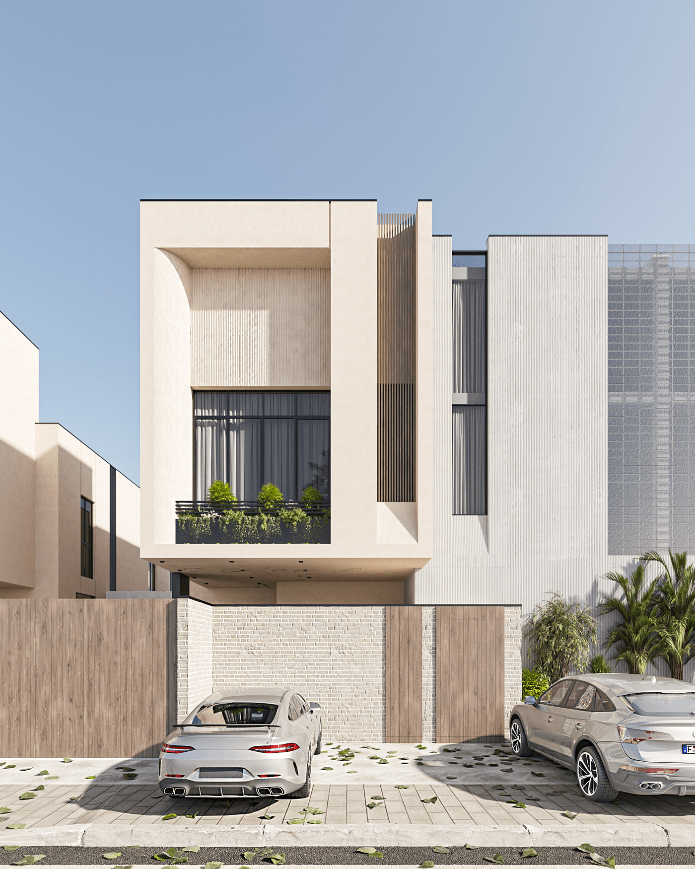 architecture exterior facade Facade design KSA Saudi Arabia Villa villadesign attached villa