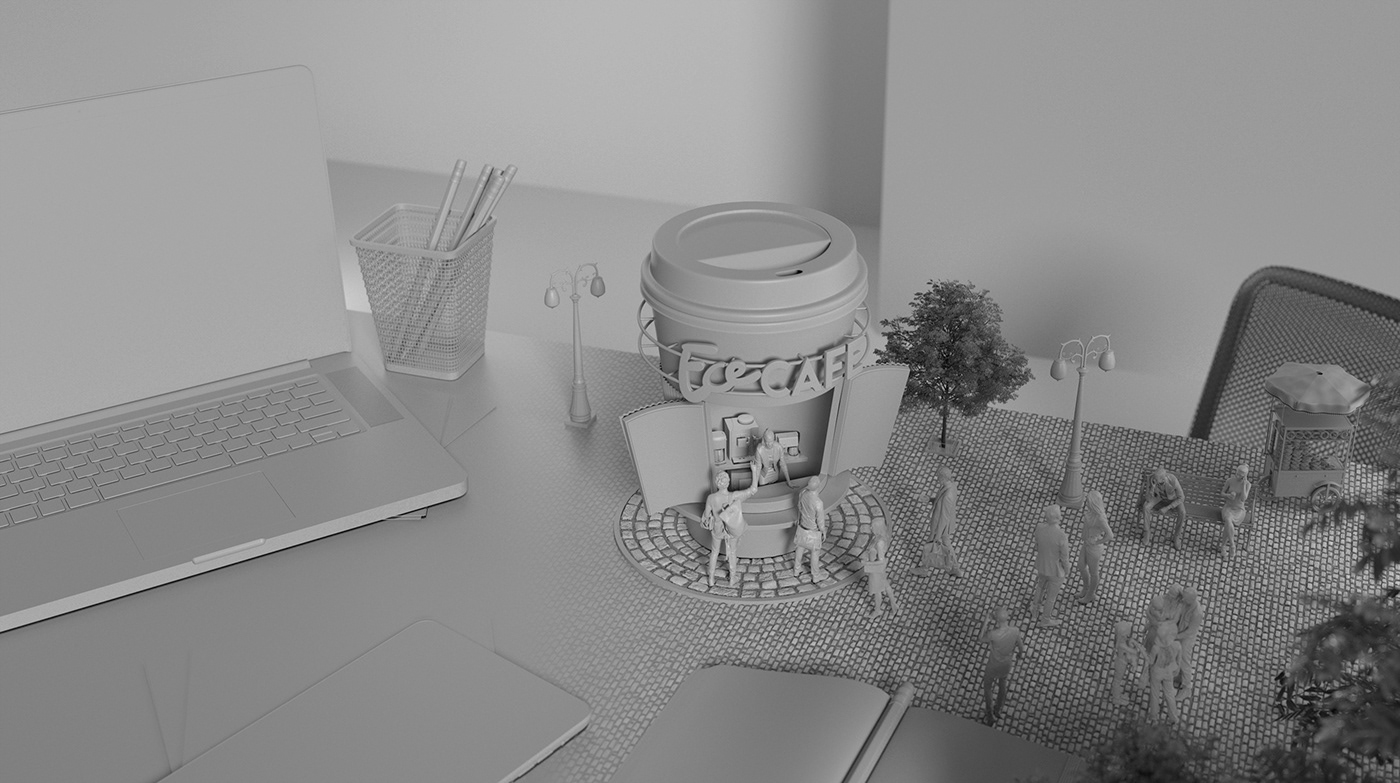 3D CGI yapı kredi retouch alld alldstudio Photography  vray environment