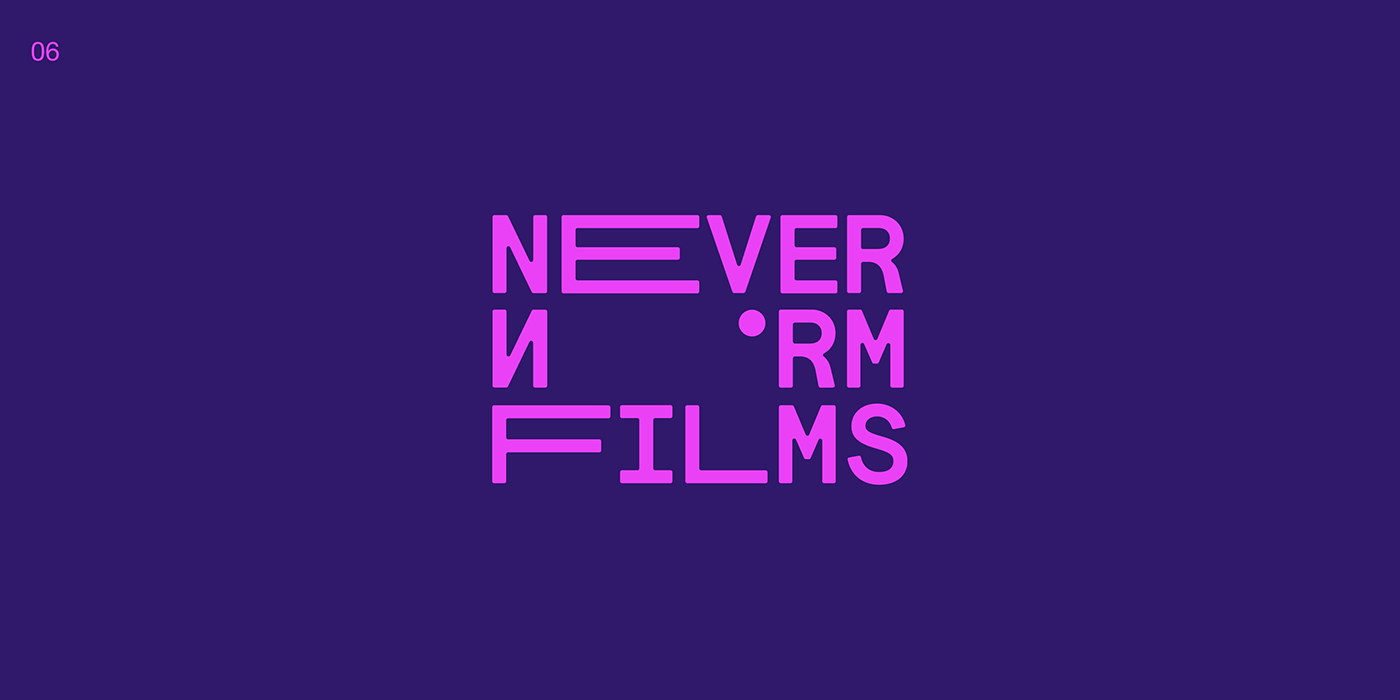 Logo for film production Never Norm Films