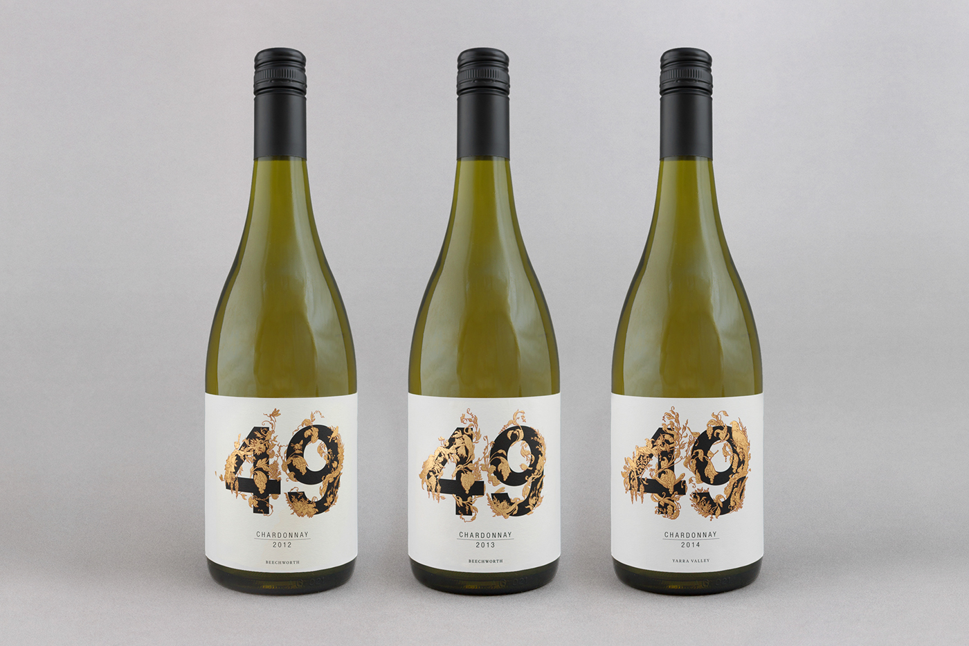 Project 49 Botanical Illustraiton wine label