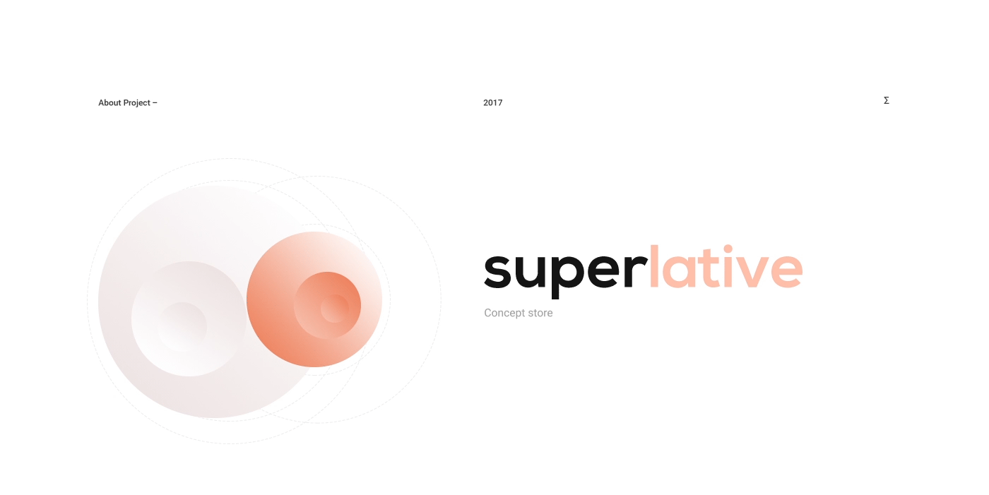Playful Web Design & UI/UX for Superlative Store Concept