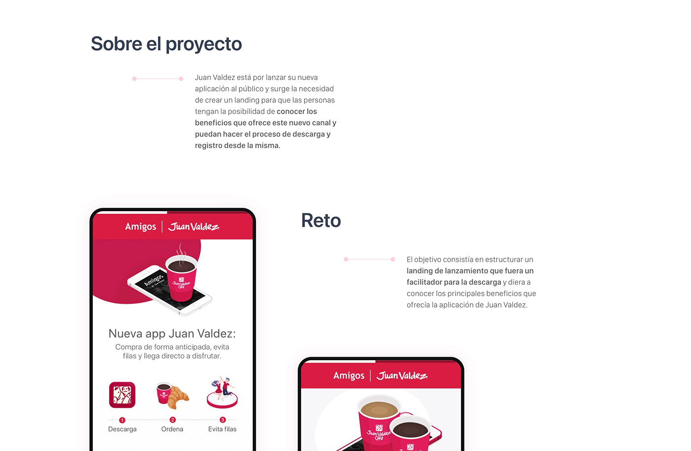app Diseño web Juan Valdez landing mobile UI ux Website Atomic Design  design system