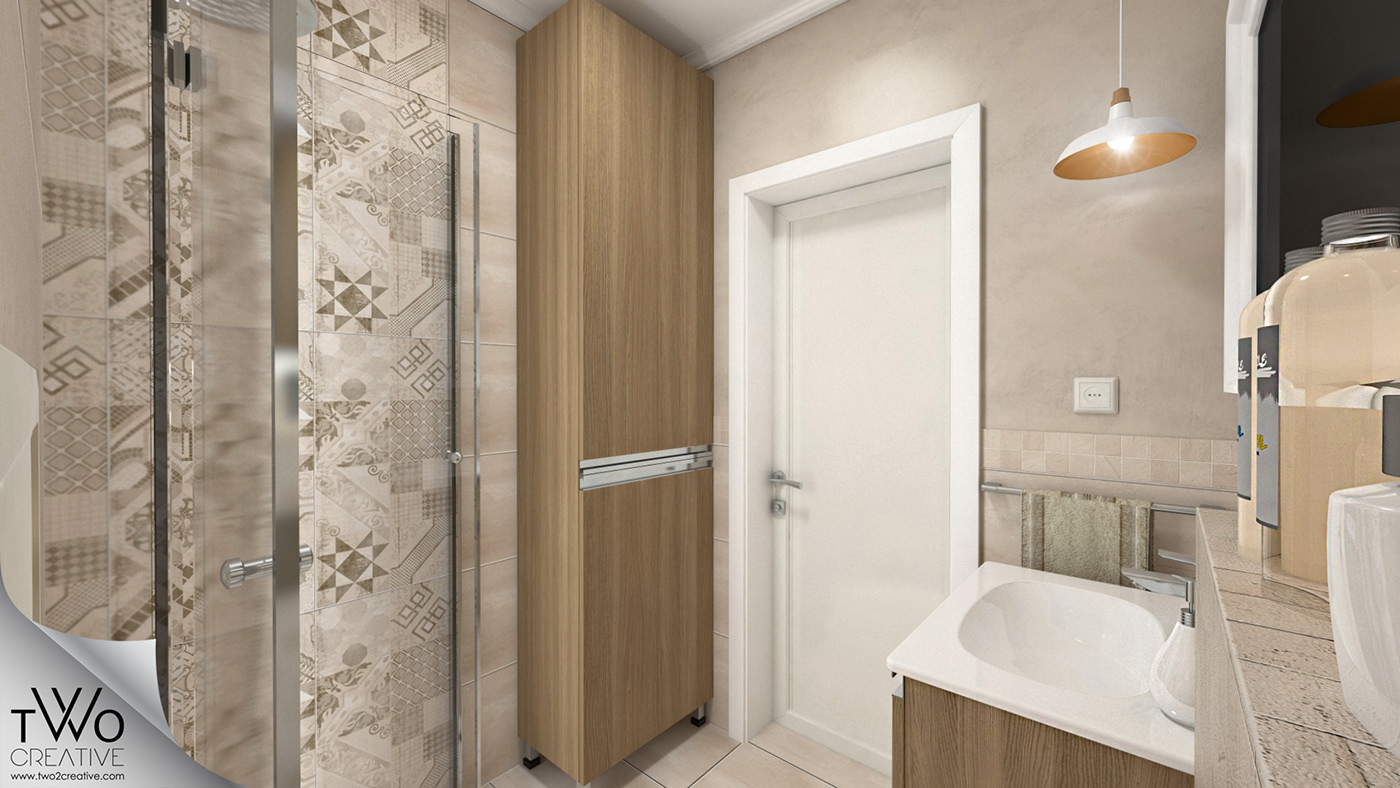 apartment design modern interior design 3D Visualization