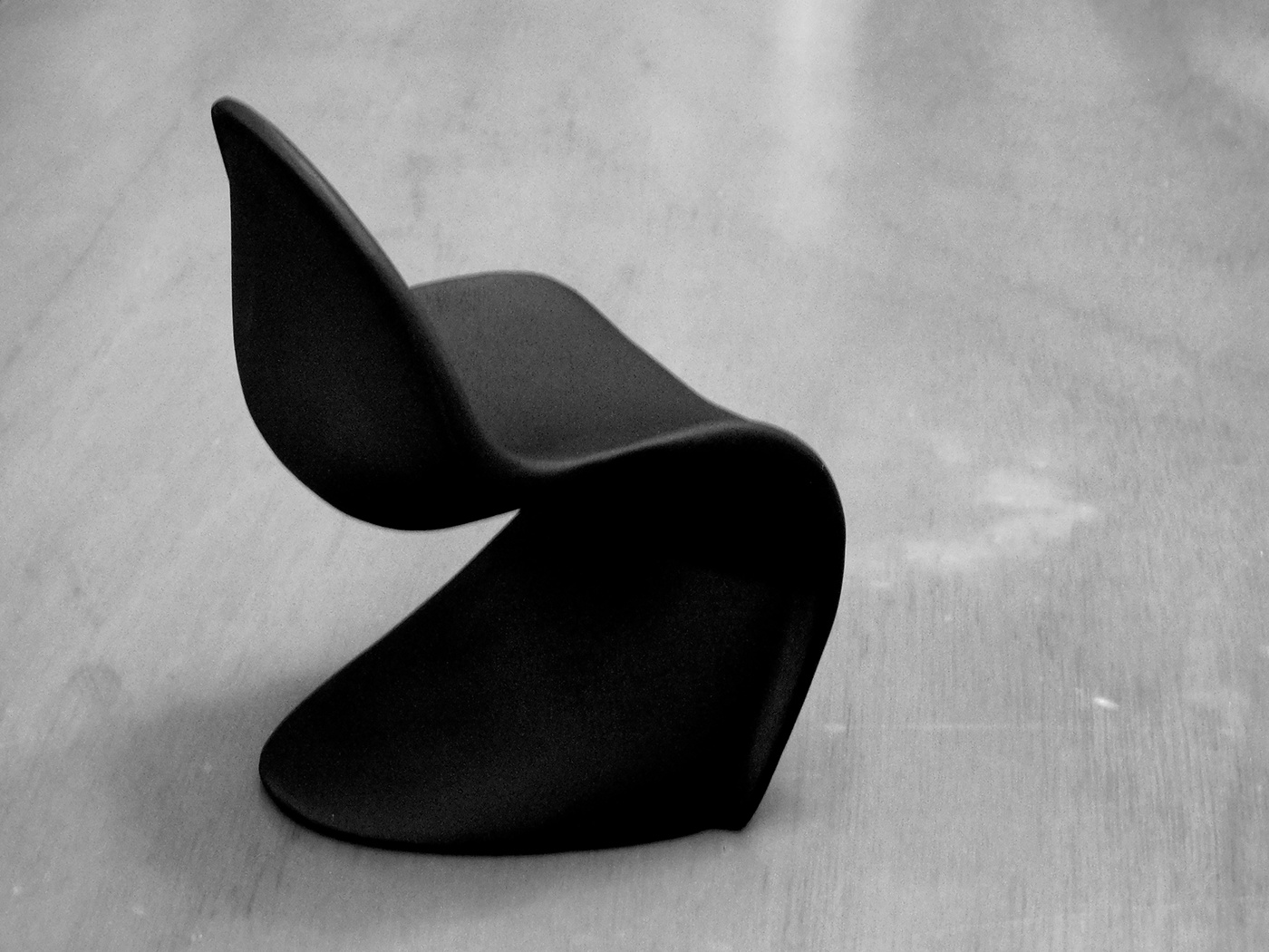 panton chair modeling sculpting 