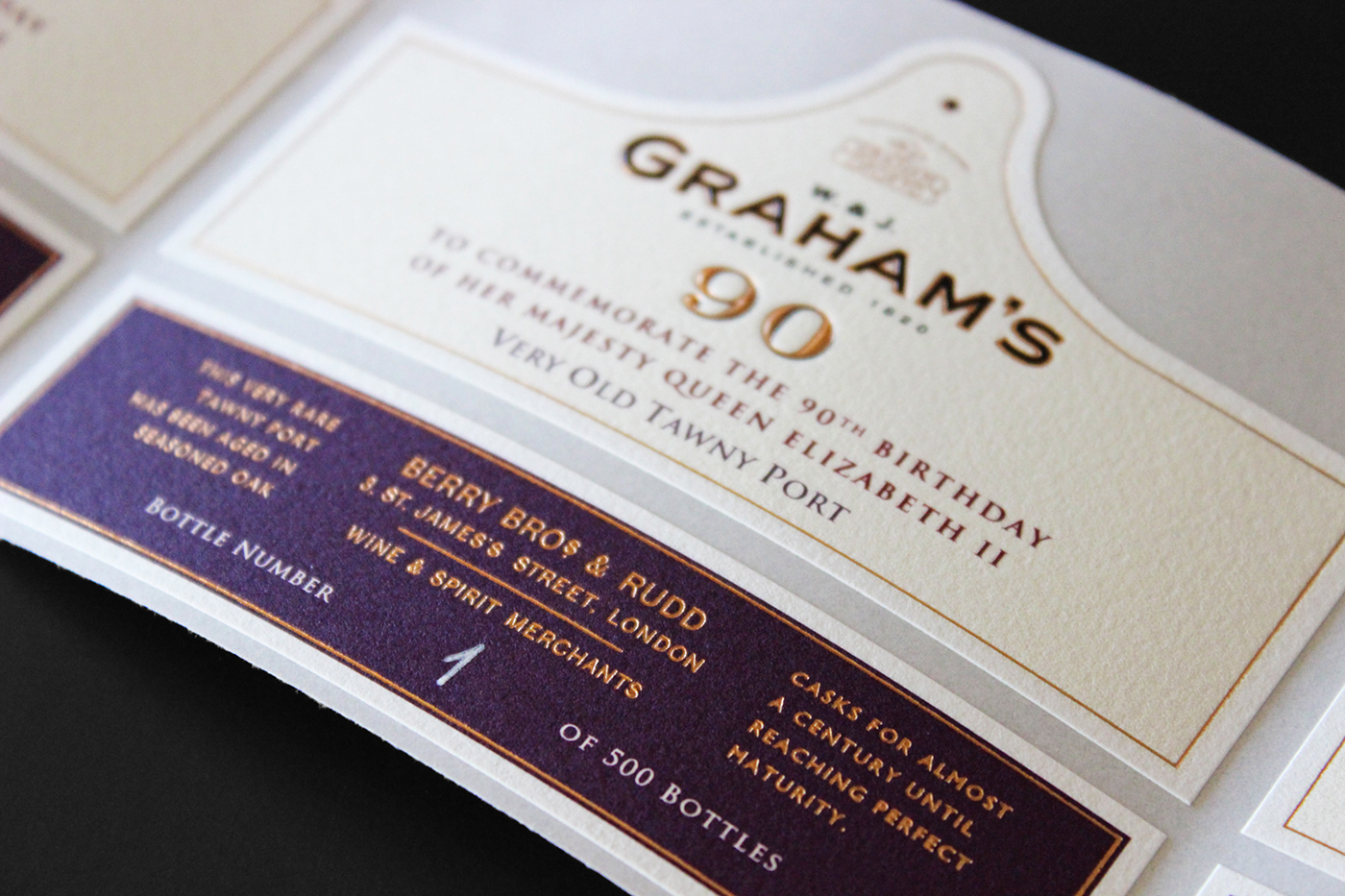 graham's graham's90 Label tawny port caligrafia Rótulos Handstyle Symington porto Portugal wine xesta xestastudio