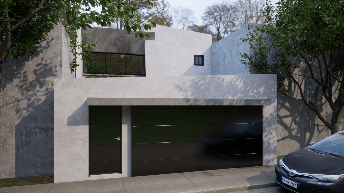 3D architect architectural design architecture facade home house HOUSE DESIGN modern Render
