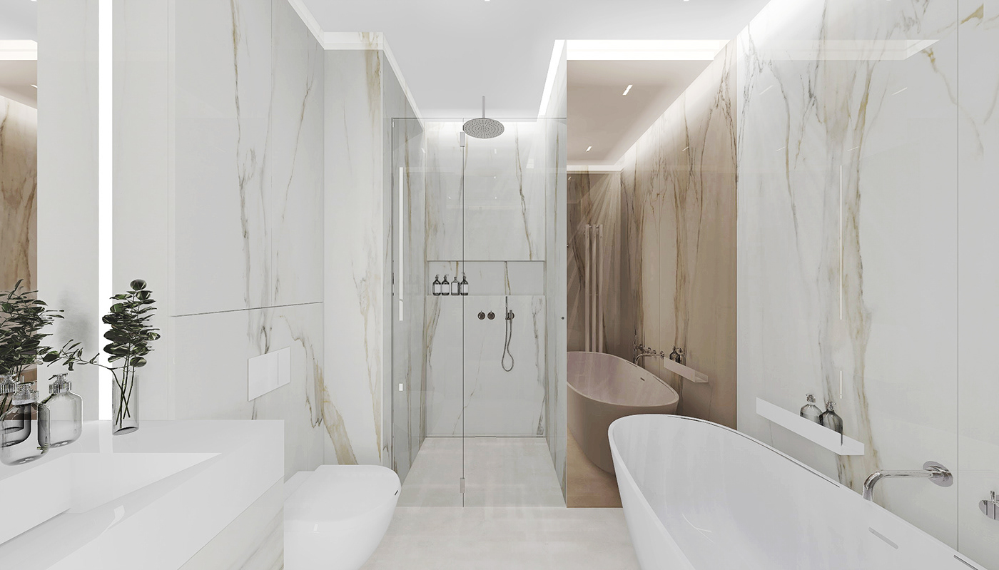 architecture Interior interior design  light Marble minimal modern Modern Design simple wood