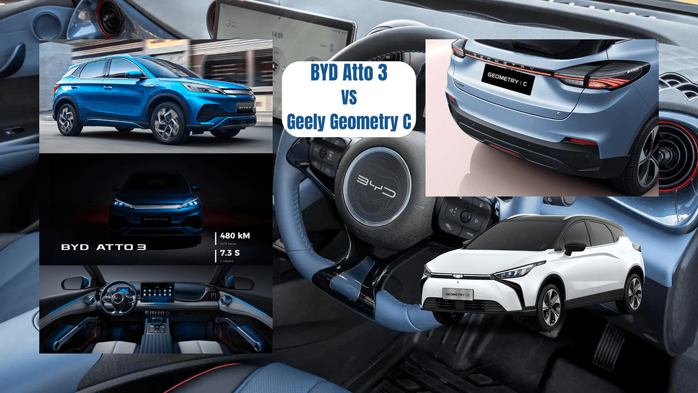 BYD Geely Electric Car electric vehicle atto 3 BYD ATTO 3 geely geometry c geometry c info electric cars