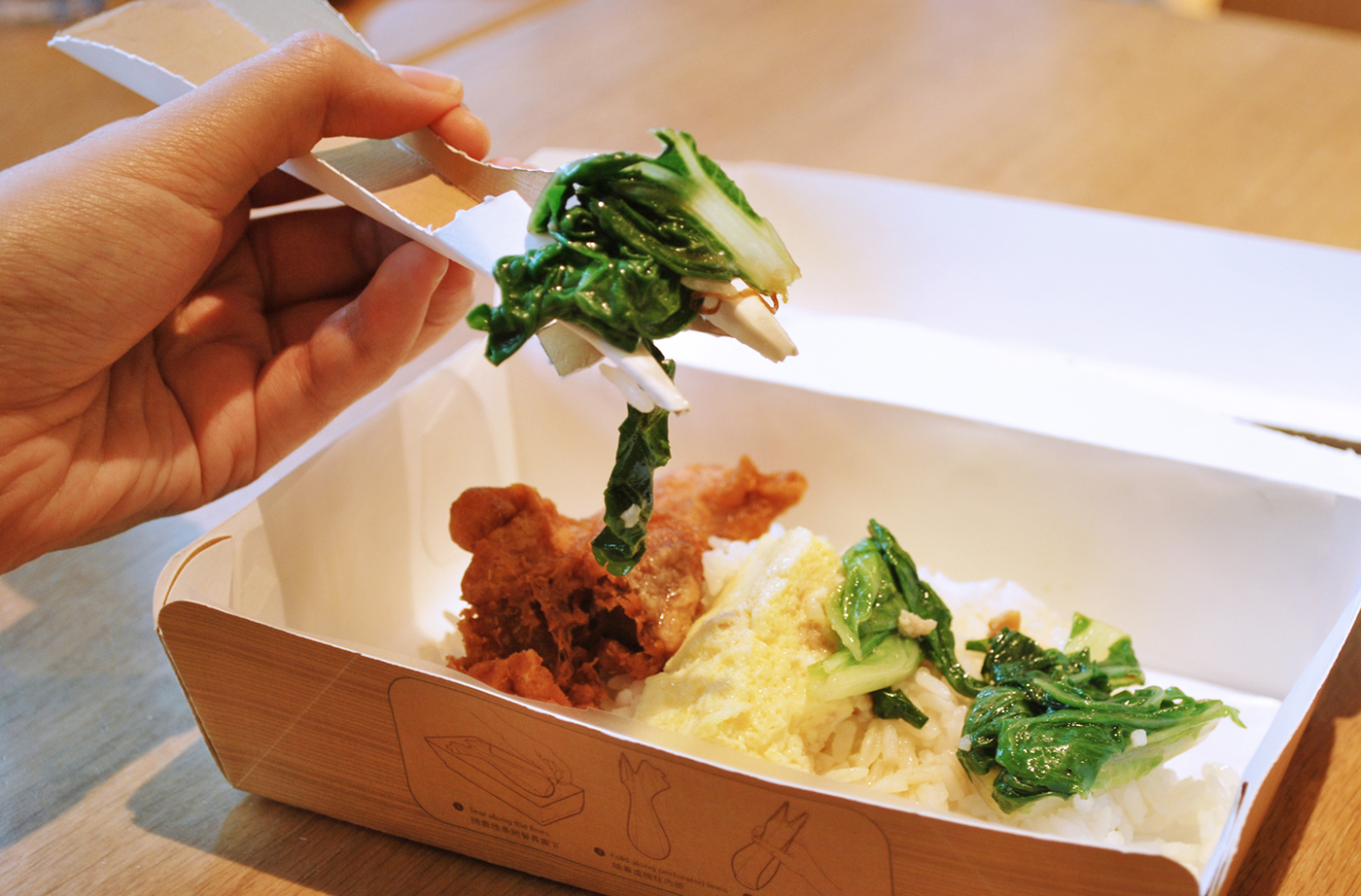 Food  Take out takeaway eat Sustainable environmental Structural origami  fork spoon paper industrial Innovative innovative product design singapore