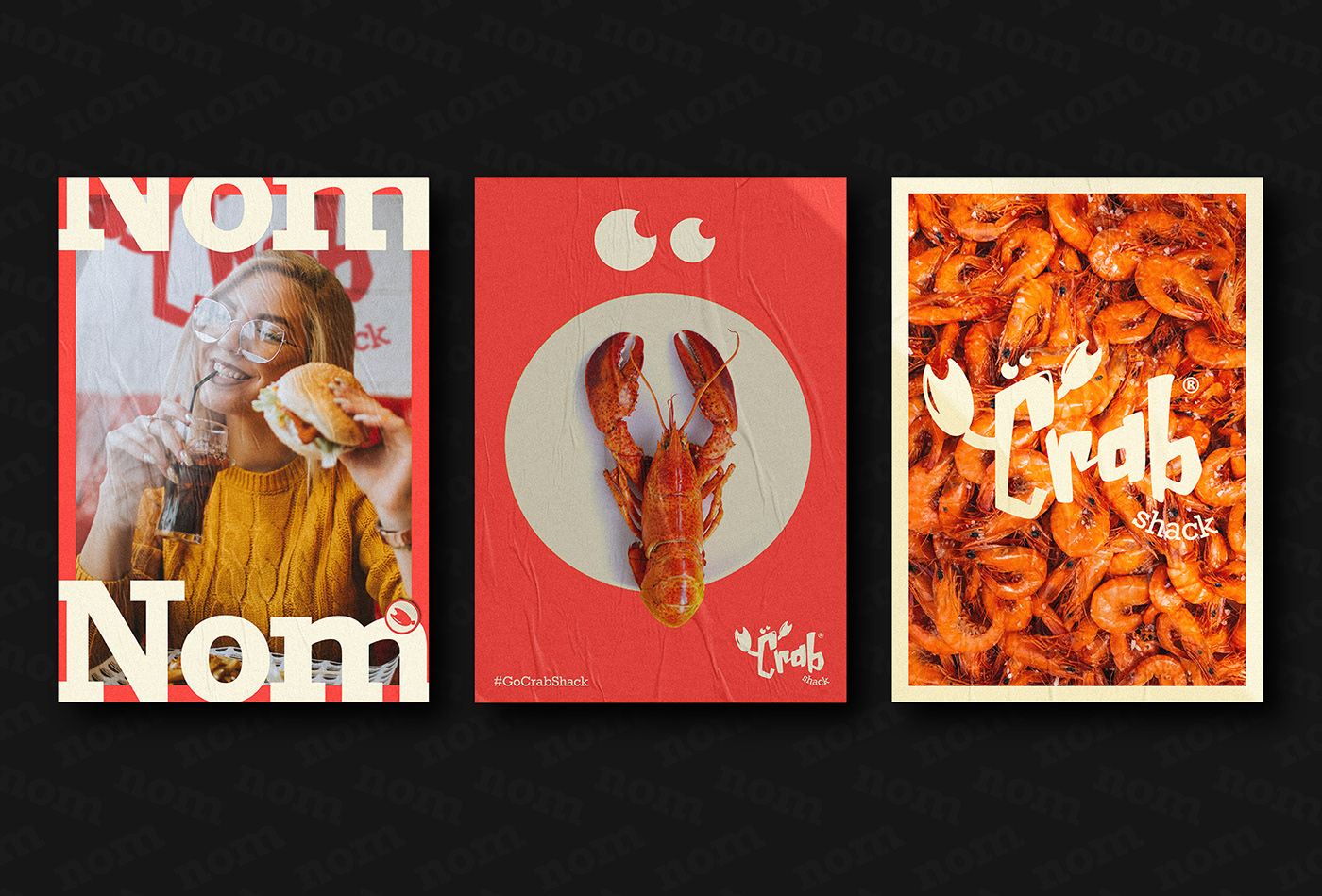 branding  Food  streetfood restaurant seafood graphicdesign crab brand ILLUSTRATION  Packaging