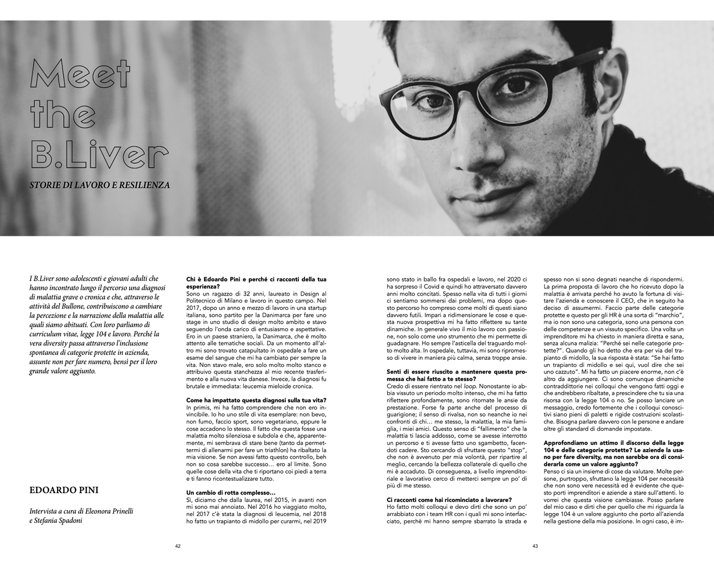 magazine editorial print interview Creative Direction  Photography  portrait business forum managers