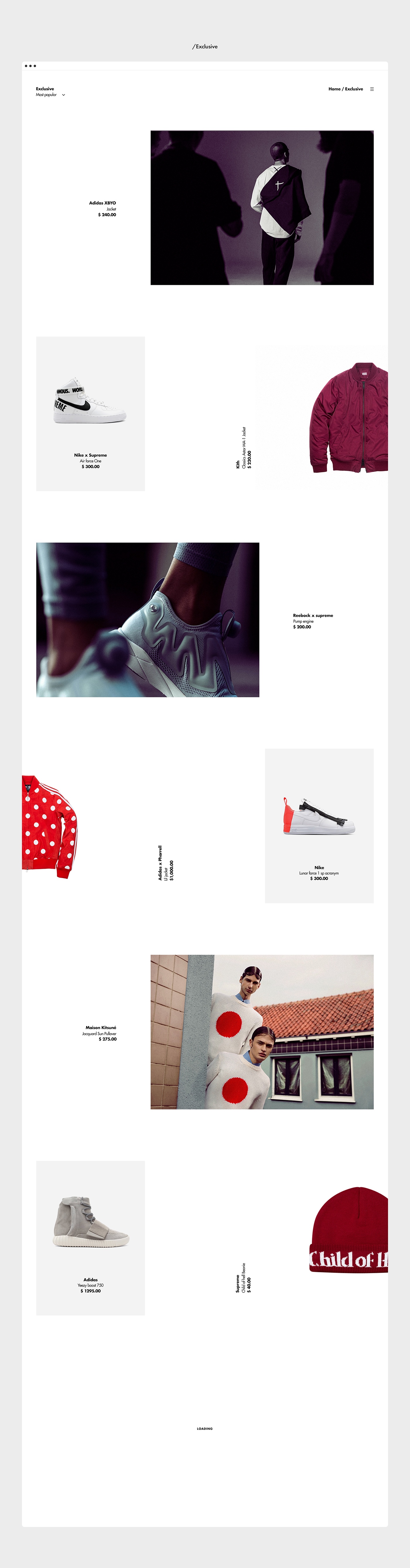 Fashion  clothes Clothing experimental concept Ecommerce Futura times sneakers Photography 