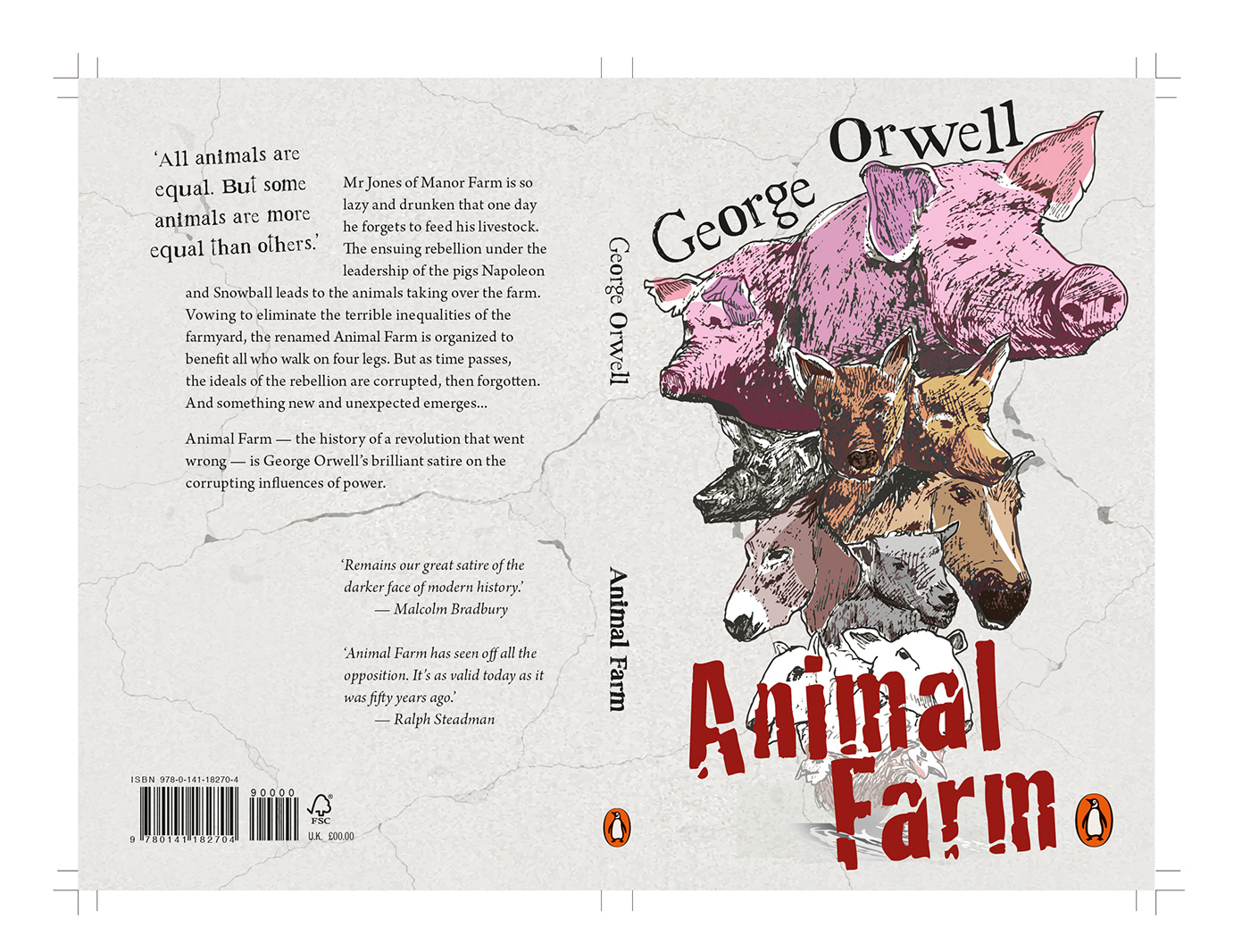 Animal Farm Book Cover on Behance