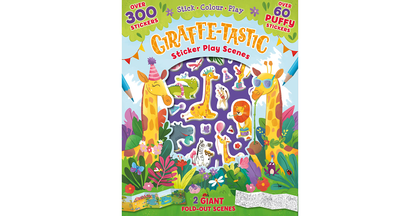 activity book animals children books children illustration giraffes Igloo books kidlitart