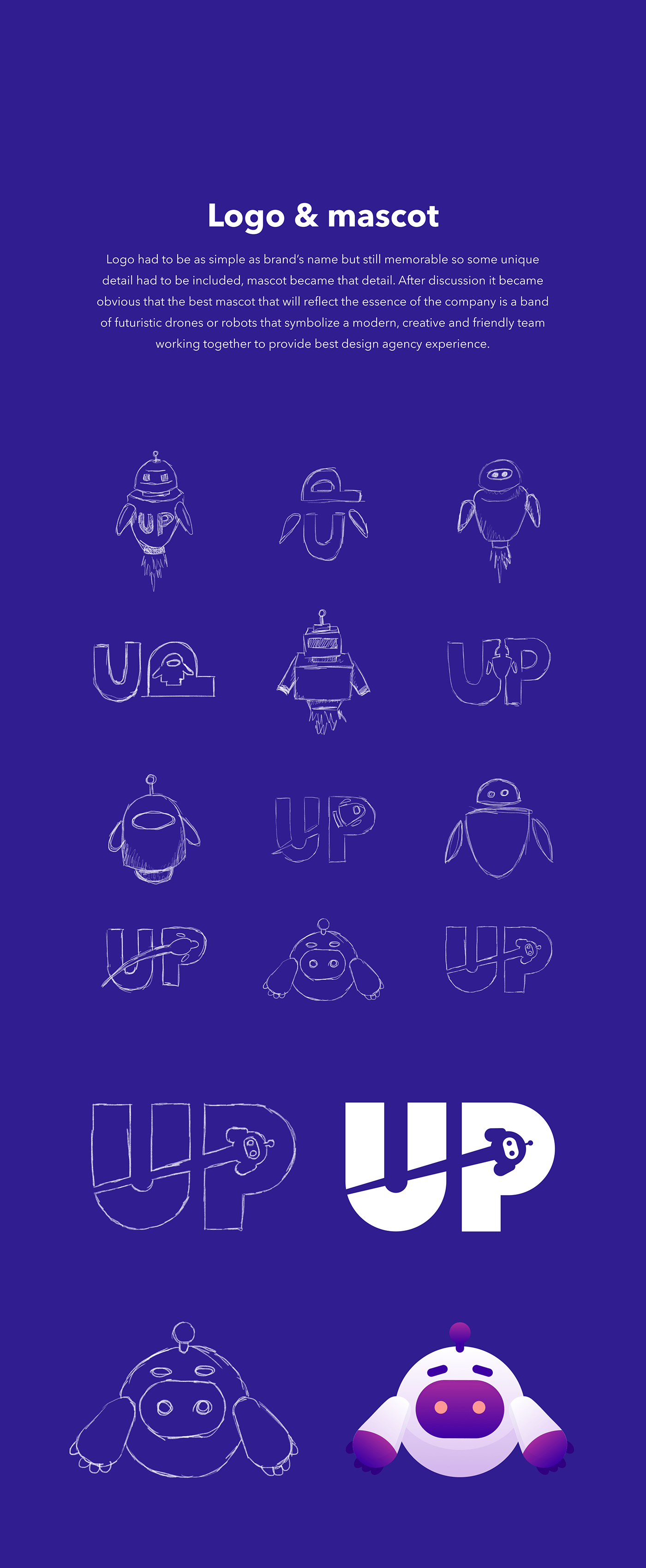 branding  Web UI redesign illustrations Mascot dark neon cartoon