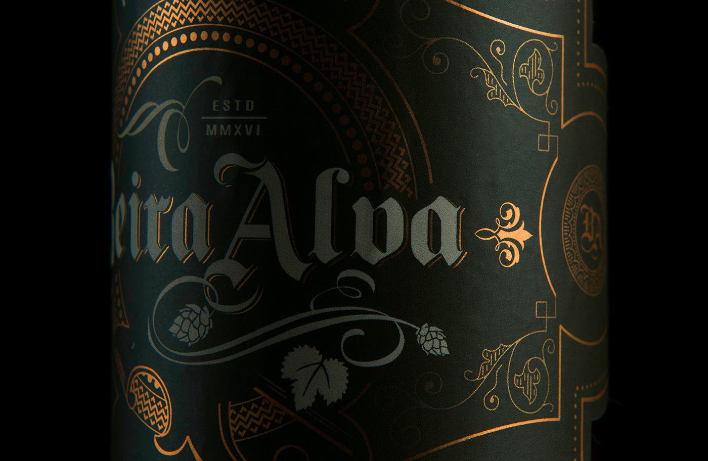 Adobe Portfolio beer Packaging Label design premium ornament Unique Portugal Coimbra