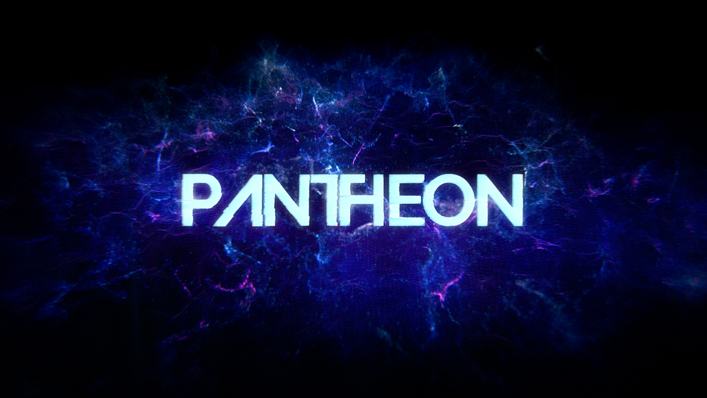 3D animation  cinema 4d motion design motion graphics  octane Pantheon Title title design title sequence