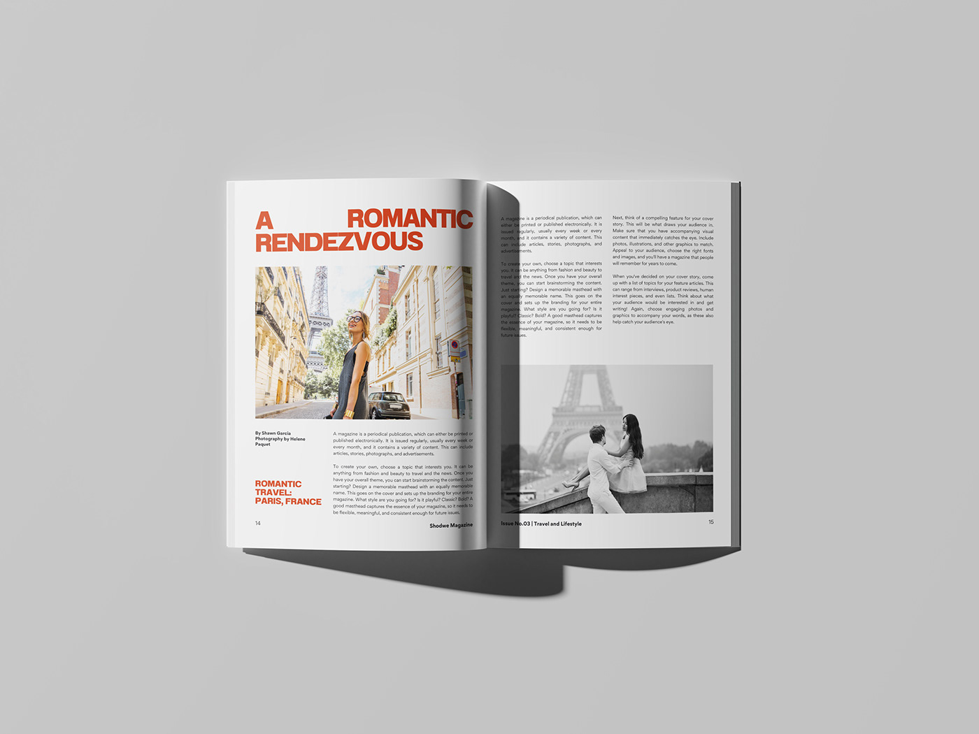 Mockup print editorial magazine catalog brochure Graphic Designer a4 Catalogue