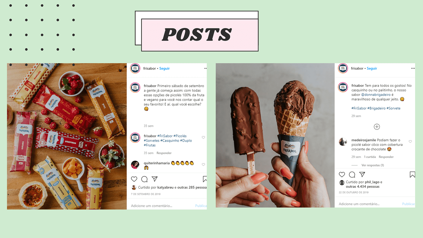 Alimentos calda comida instagram lazer photoshop publicidade Redação sorvete sorvetes