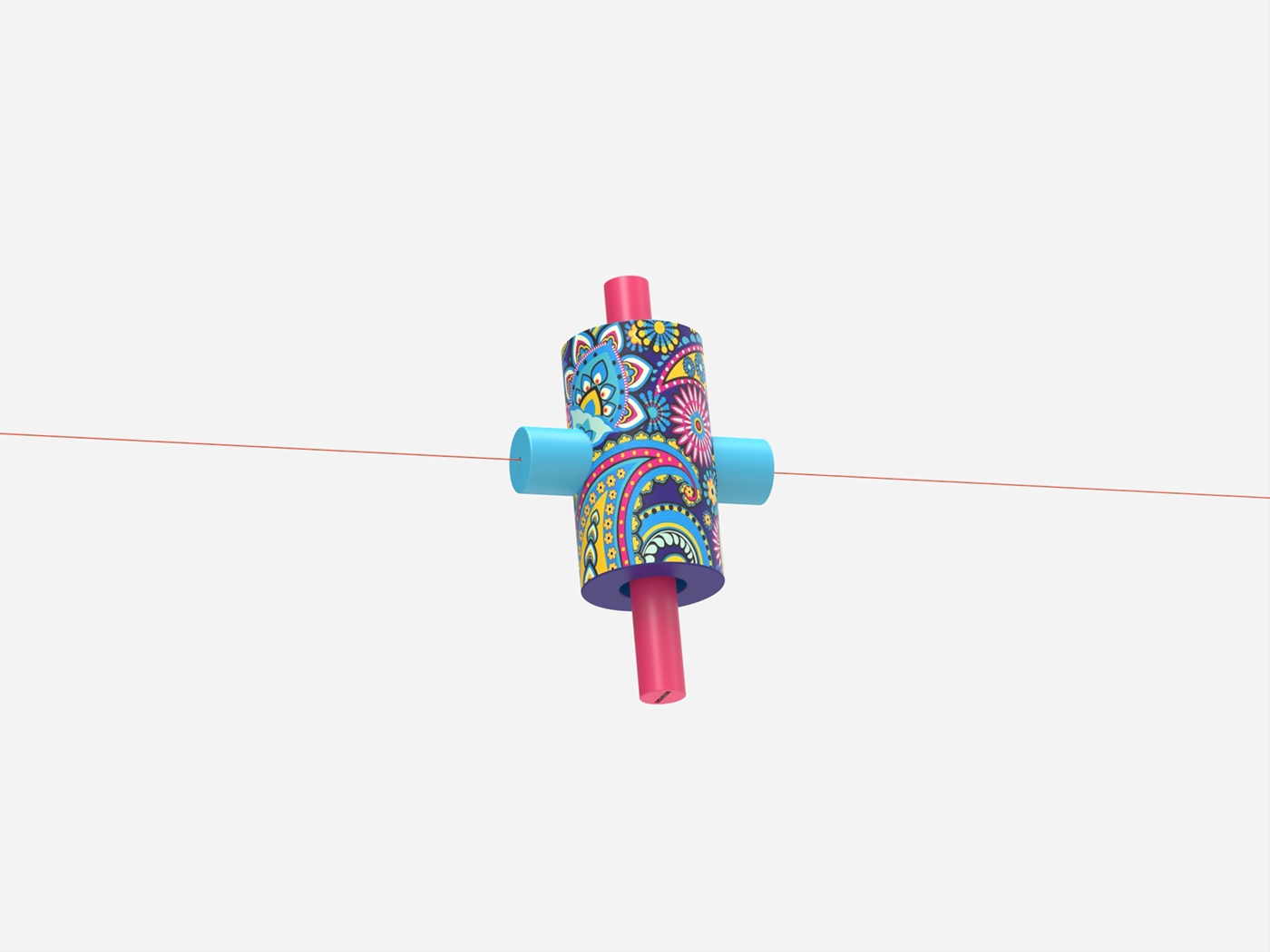 Render Form 3D Funk product design concept keyshot