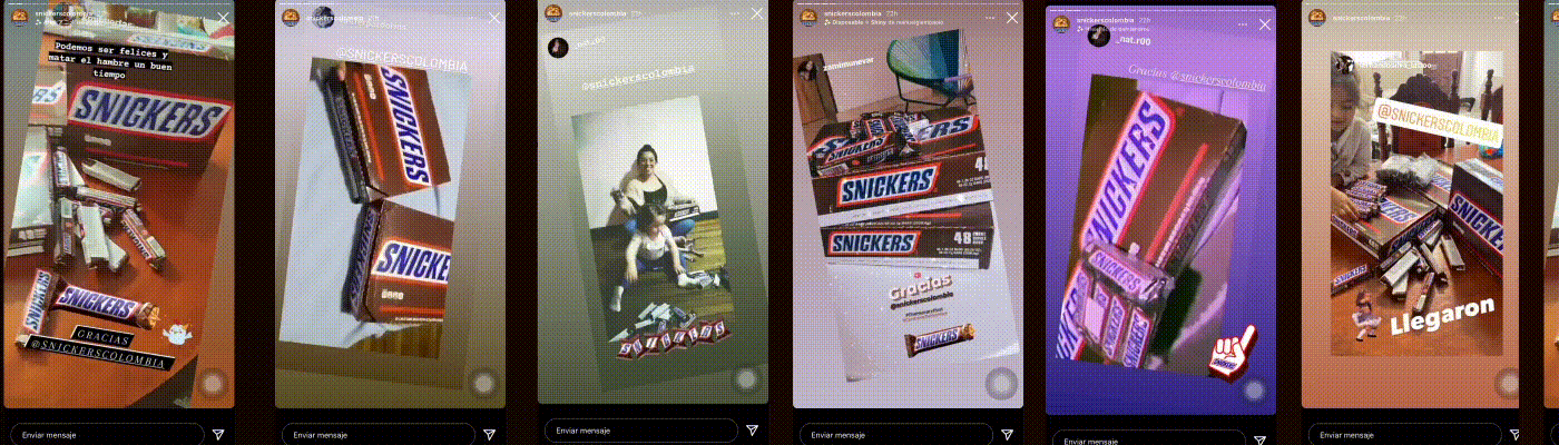 publicity Snickers social media chocolate give away Hungry instagram mistake post sampling