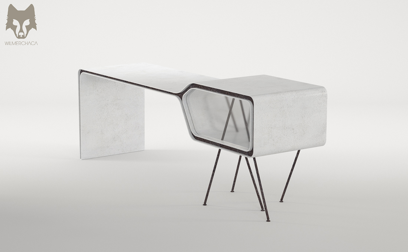 desk escritorio furniture mobiliario product desing diseño desing wilmer chaca