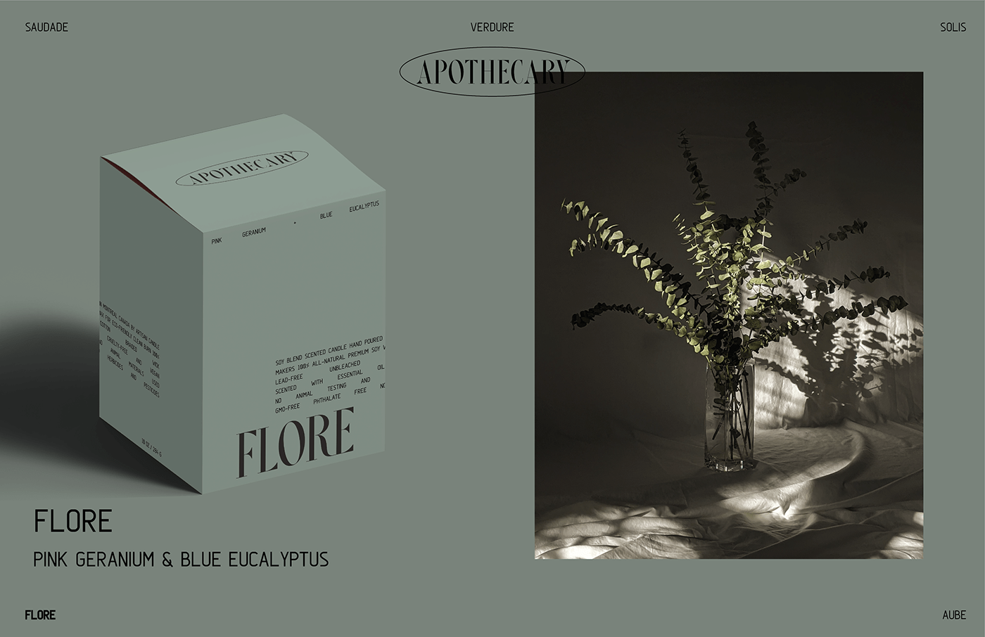 3D candle graphic design  Packaging product design  Render