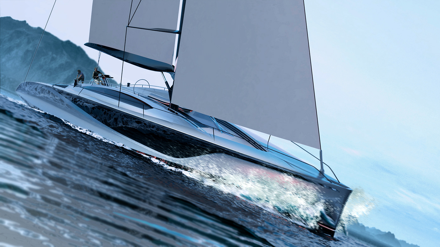 yacht sailing boat design ship Ocean Automotive design transportation concept car