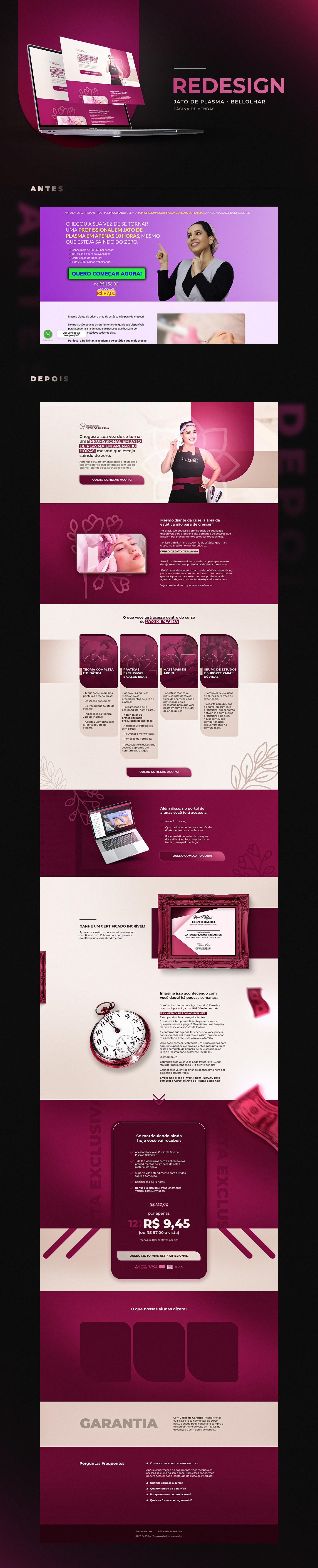 elementor infoproduto lançamento landing page marketing   marketing digital Página de captura pagina de vendas Web Design  estética