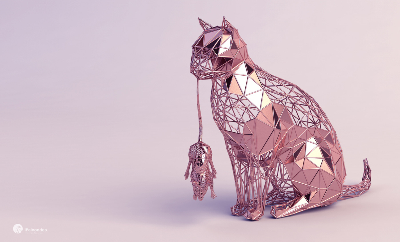 jewelry 3D animals c4d Maya art