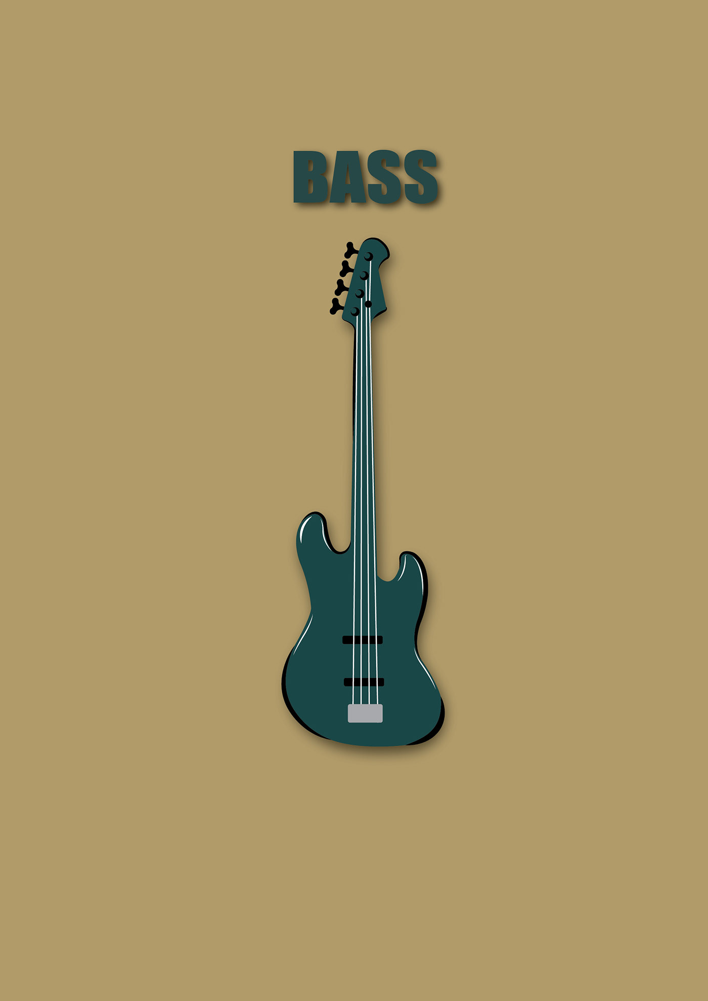 band bass bass guitar music