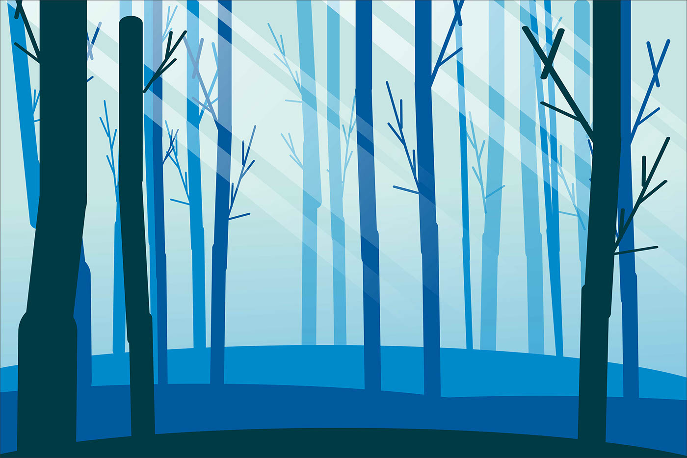 Corel Draw photoshop leñador bosque woodcutter wood axe