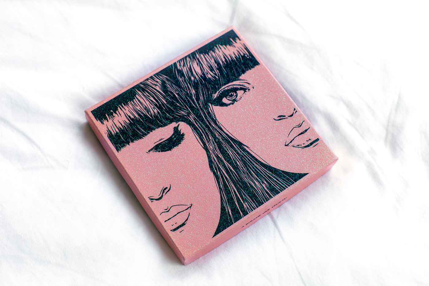 brigitte Album box pink set Glitter music