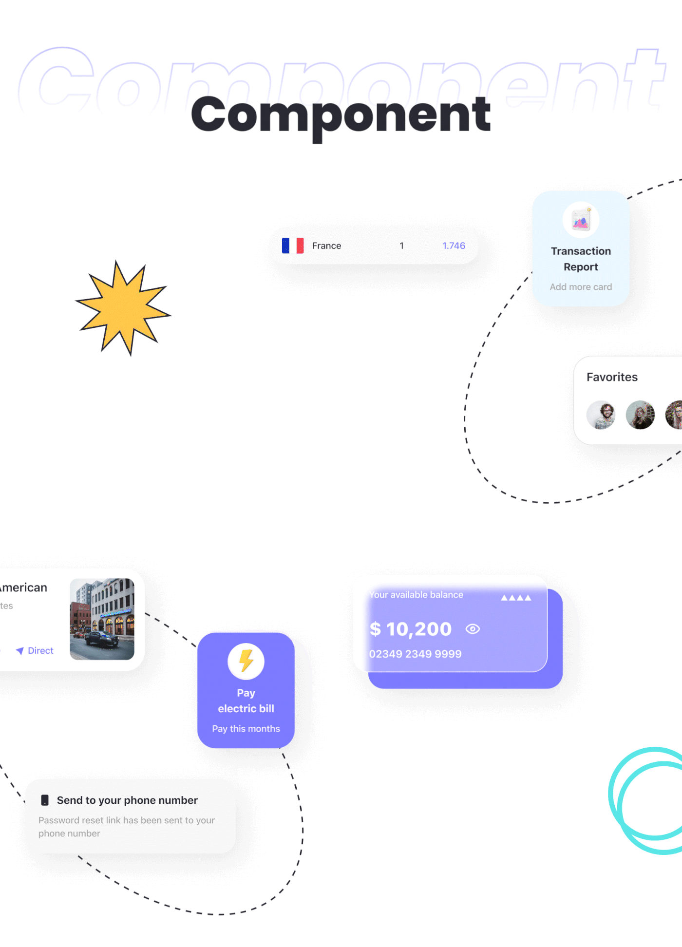 app app design Bank banking finance kit mobile UI ux WALLET