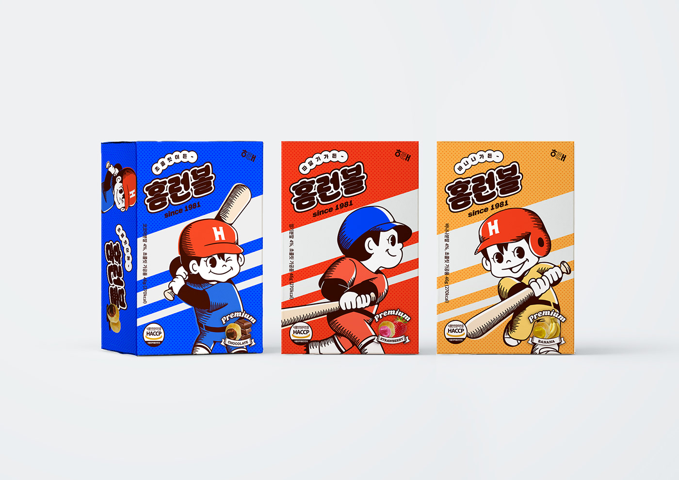 baseball branding  Character cute graphicdesign logo package packagedesign Retro vintage