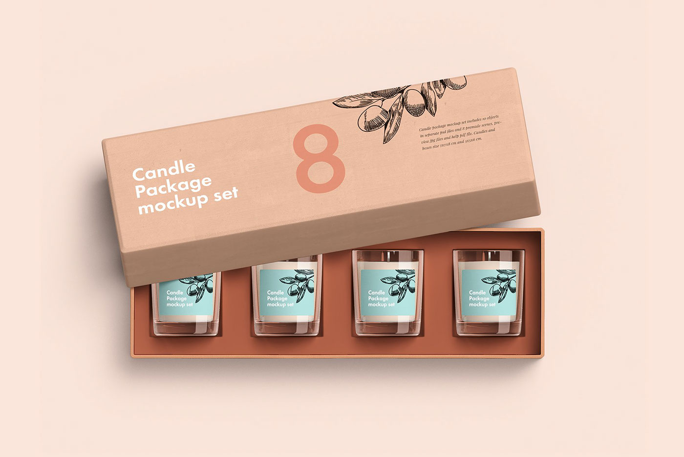 Download Free sample Candle Package Mockup on Behance