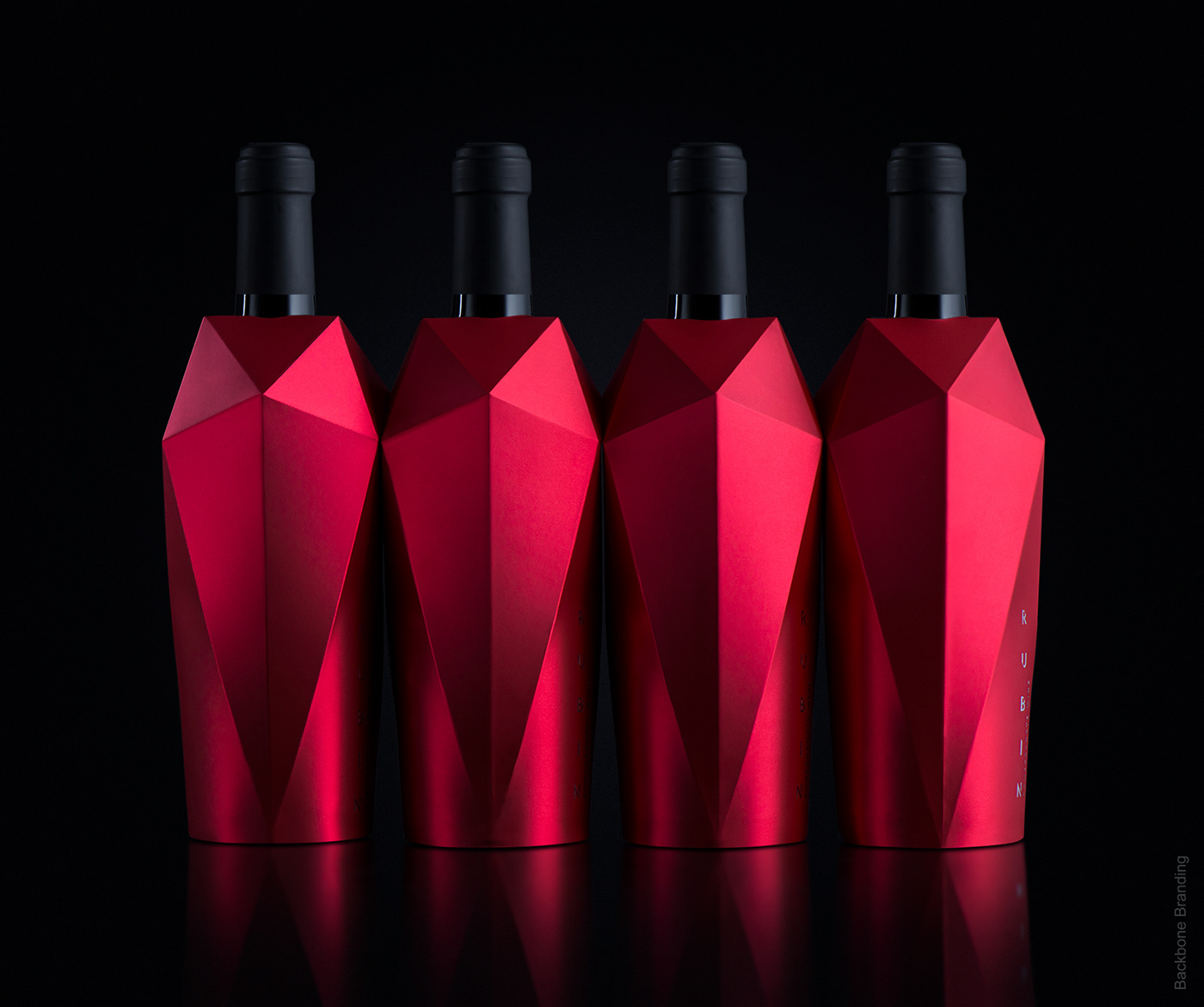 metallic paper Packaging wine pomegranate Nature ruby Label naming color