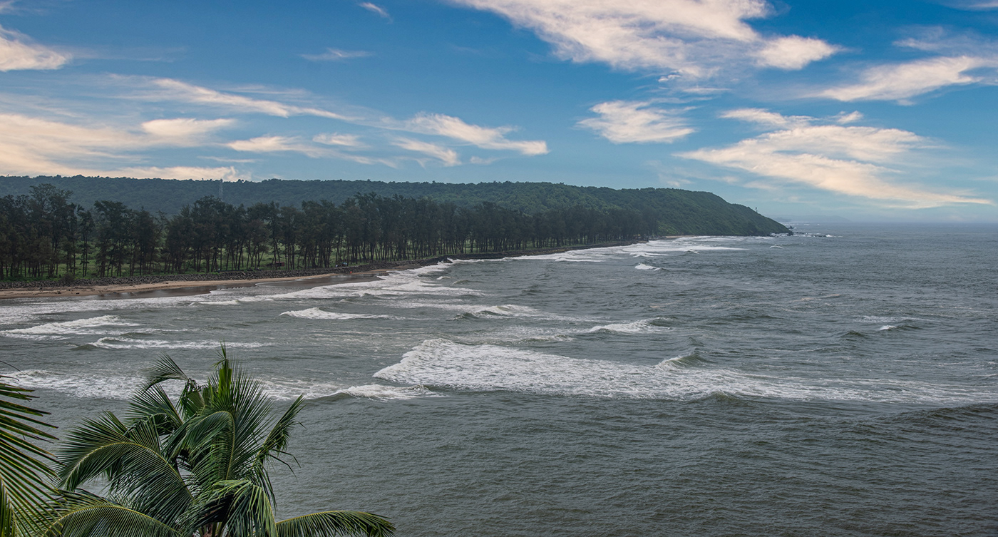 Anjarle Fort Tiracol ganpatipule Goa Goa Skies konkan road trip sunset