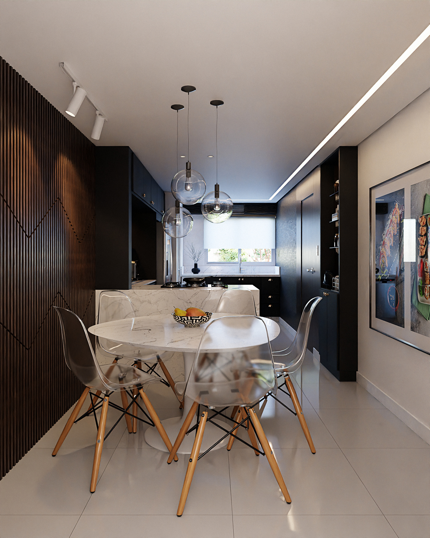 3D architecture archviz blender CGI cozinha interior design  kitchen Render visualization