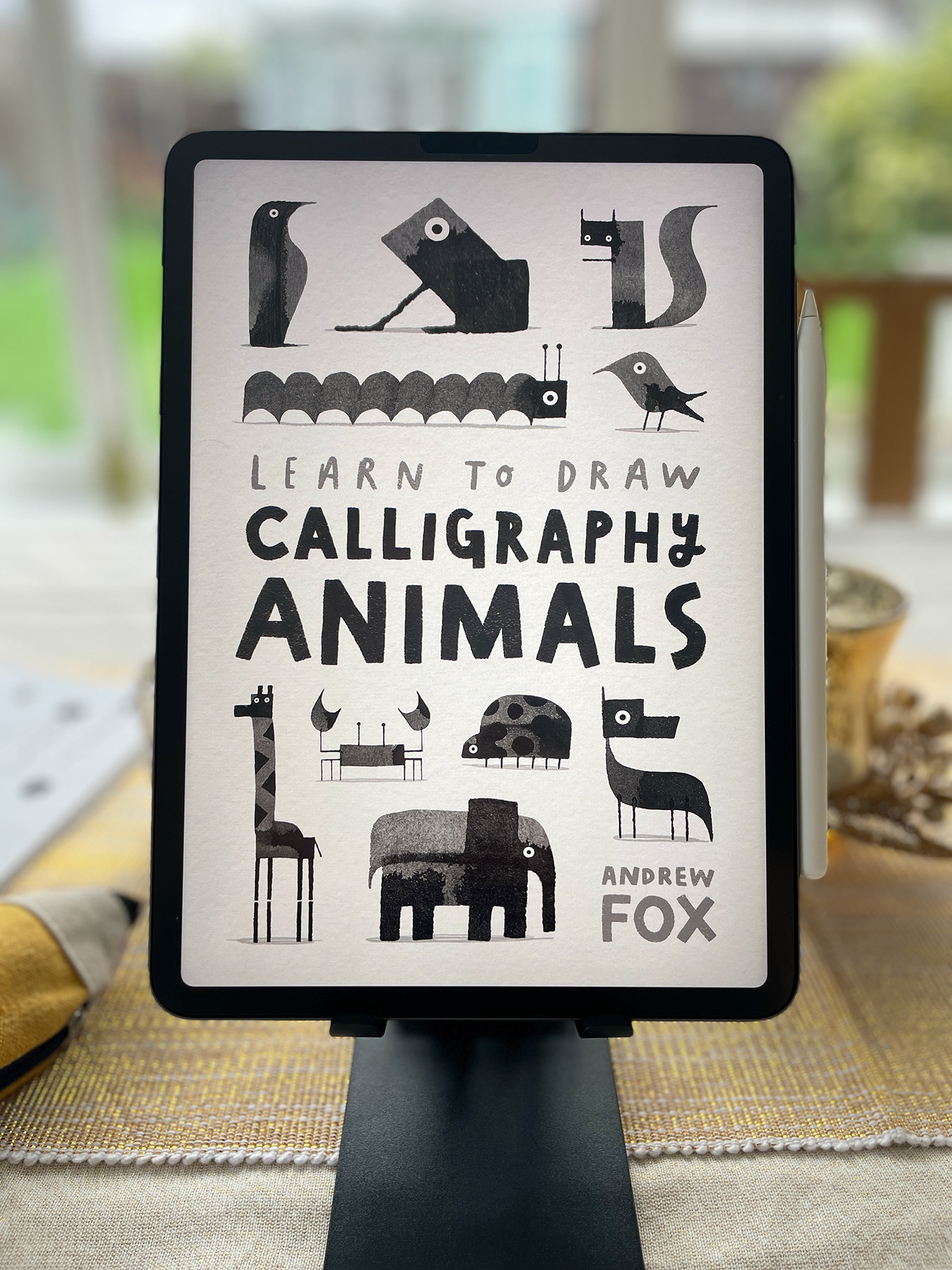 animals art book Calligraphy   design draw Drawing  ebook editorial graphicdesign