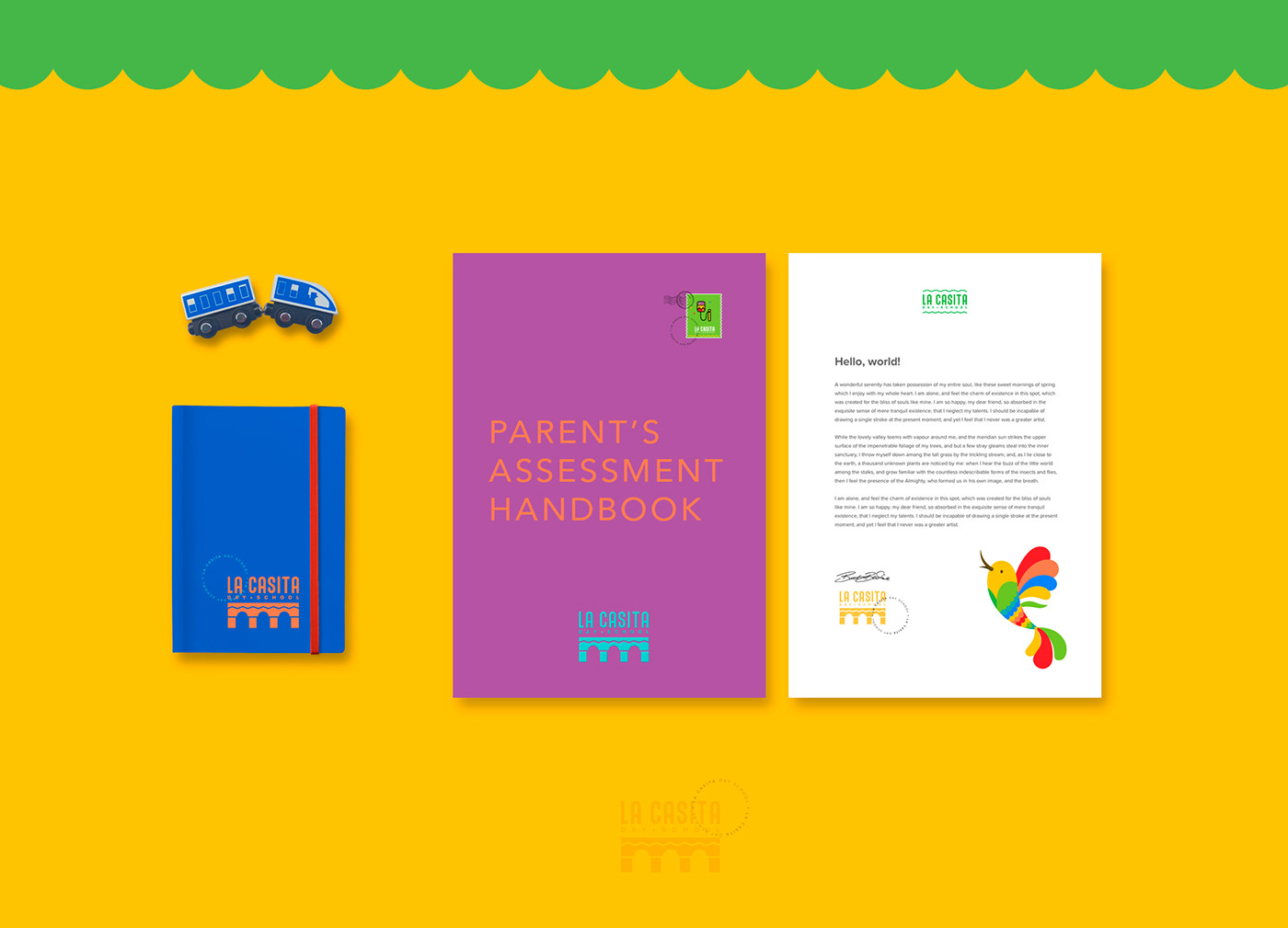 branding  Business Cards colorful Logotype school brand graphic design  kids apparel Stationery