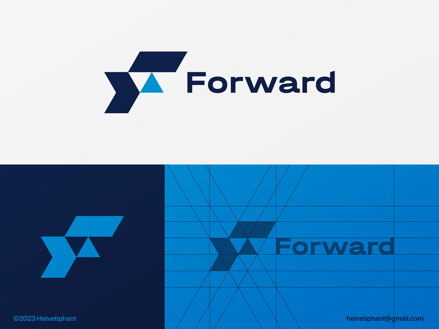 Forward F letter mark