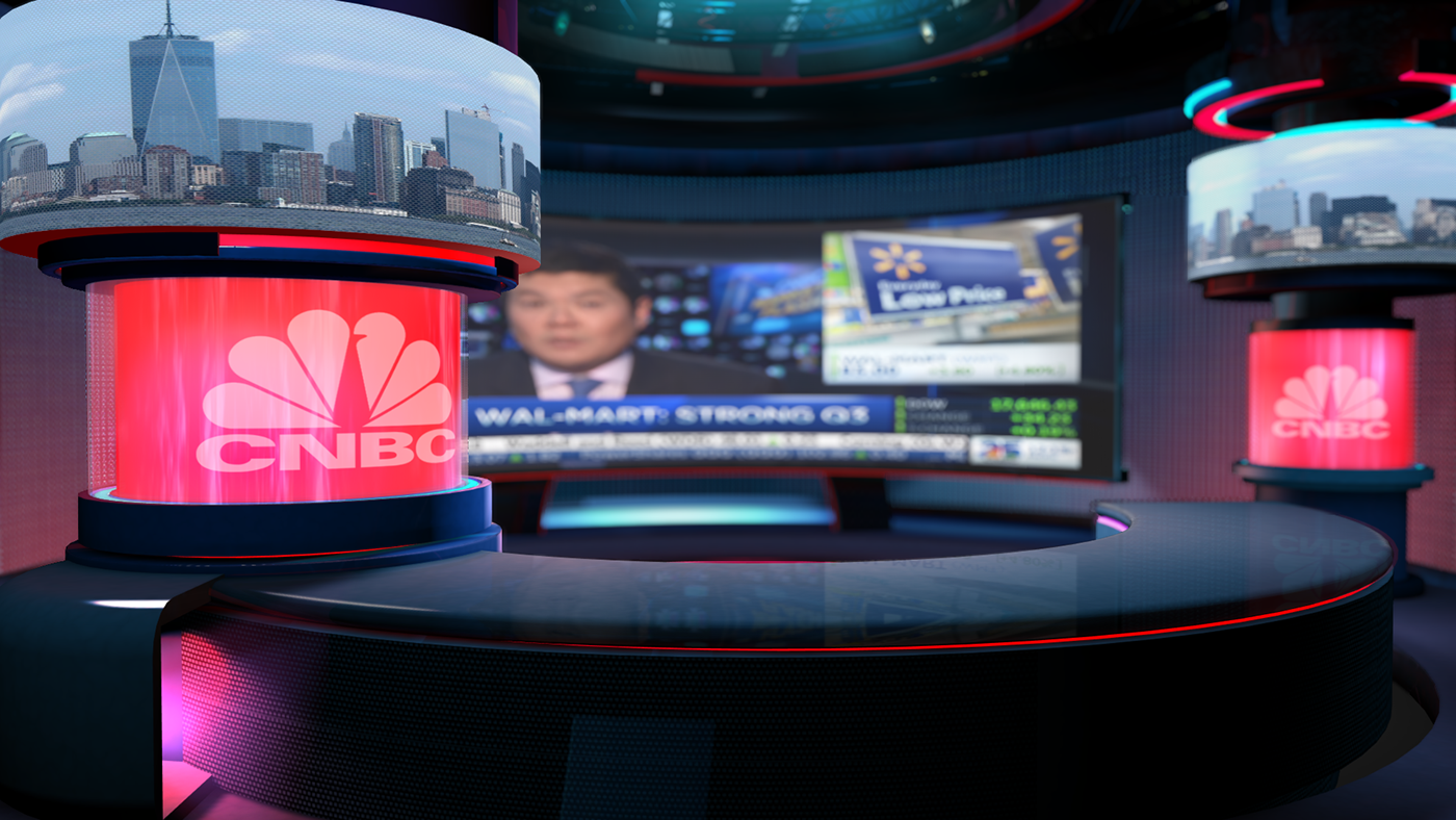 VirtualSet for News Multimedia. InfinitySet. Real TIME. news real time Brainstorm 3D