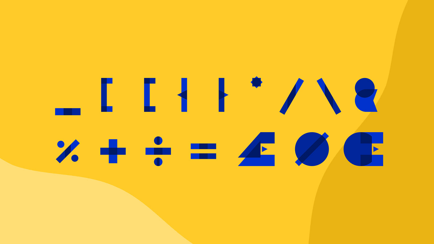 binary calango animated Typeface after effects font