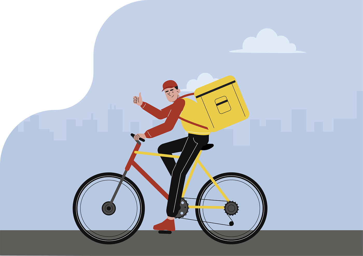 Advertising  campaign Character design  delivery design DHL digital illustration marketing   Supply Chain transportation