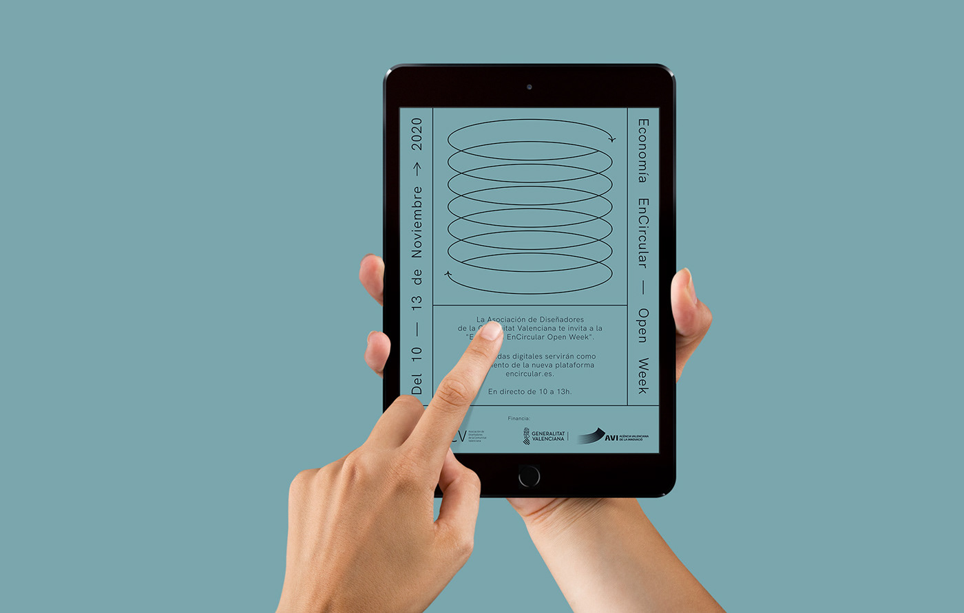 brand identity circular circular economy festival poster ui design UI/UX UX design Web Design